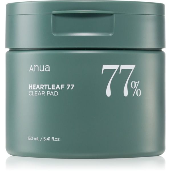 Anua Anua Heartleaf 77% Toner Pad eksfolijacijske blazinice za čišćenje protiv mitesera 70 kom
