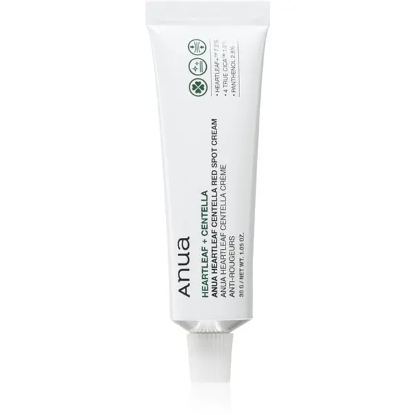 Anua Anua Heartleaf Centella Red Spot Cream blaga hidratantna krema s umirujućim djelovanjem 30 g