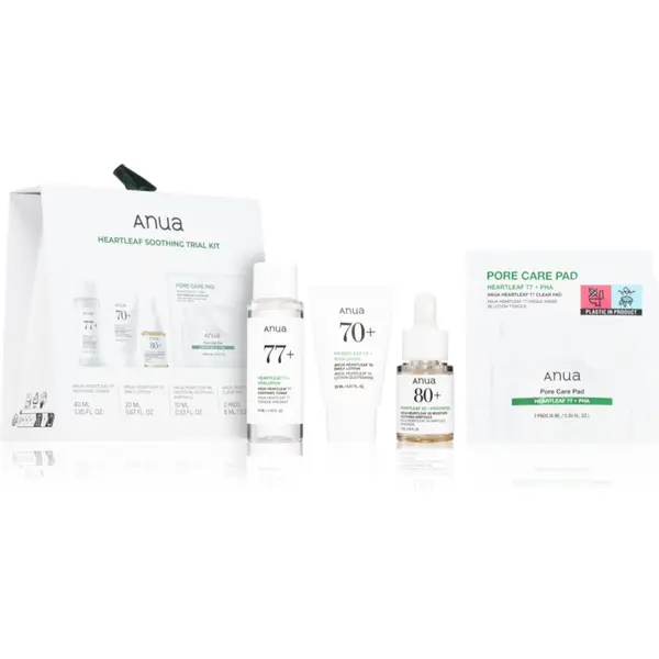 Anua Anua Heartleaf Soothing Trial Kit poklon set za smirenje kože lica
