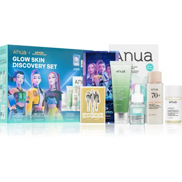 Anua Anua K-Pop Demon Hunters Glow Skin Discovery Set poklon set za sjaj lica