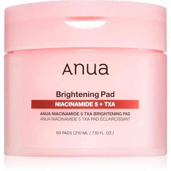 Anua Anua Niacinamide 5% + TXA Brightening Pad blazinice natopljene tonerom za sjaj i hidrataciju 60 kom