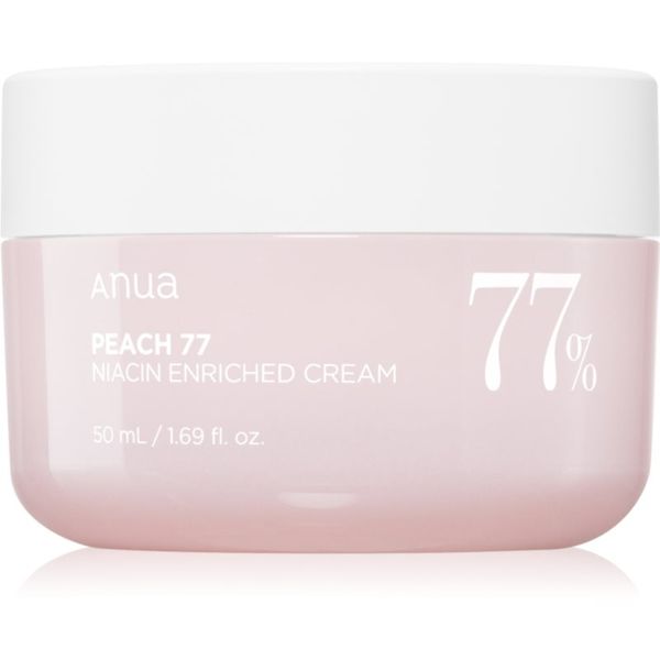 Anua Anua Peach 77% Niacin Enriched Cream obnavljajuća hidratantna krema 50 ml
