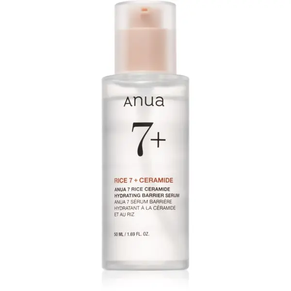 Anua Anua Rice 7 Ceramide Hydrating Barrier Serum intenzivno hidratantni serum za lice za obnavljanje kožne barijere 50 ml