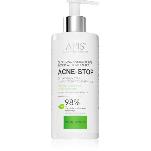Apis Natural Cosmetics Apis Natural Cosmetics Acne-Stop Home TerApis umirujući tonik za čišćenje za masno i problematično lice 300 ml