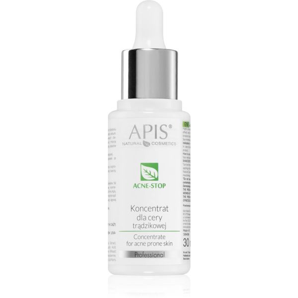 Apis Natural Cosmetics Apis Natural Cosmetics Acne-Stop Professional koncentrat za masno lice sklono aknama 30 ml