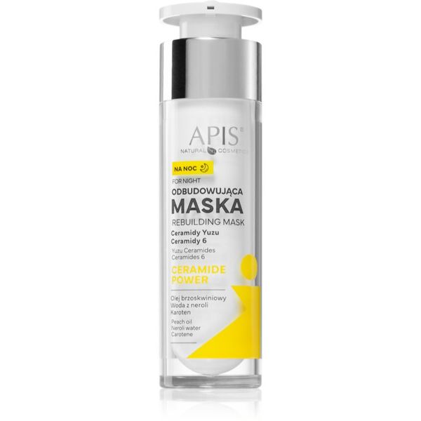 Apis Natural Cosmetics Apis Natural Cosmetics Ceramide Power obnavljajuća noćna kremasta maska s ceramidima 50 ml