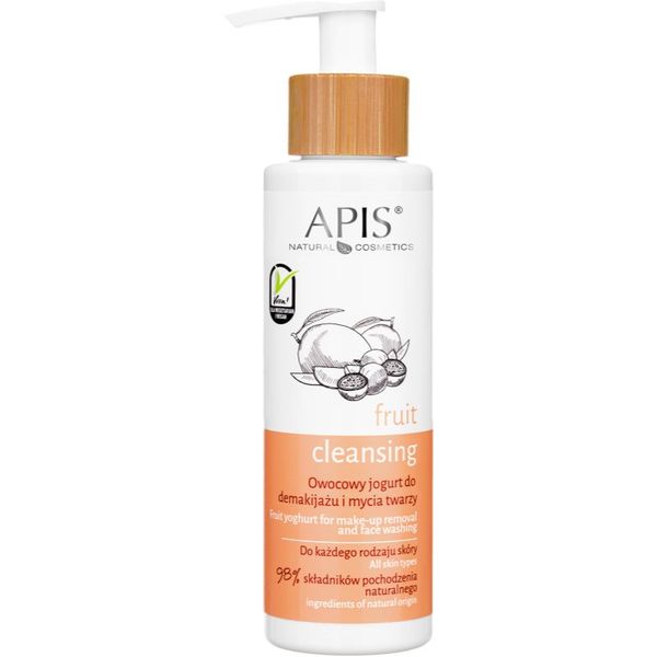Apis Natural Cosmetics Apis Natural Cosmetics Fruit Cleansing emulzija za skidanje šminke za savršeno čišćenje lica 150 ml