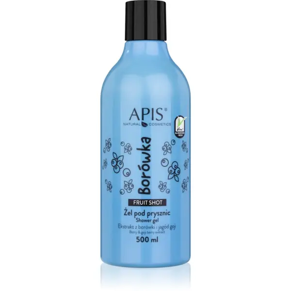 Apis Natural Cosmetics Apis Natural Cosmetics Fruit Shot Blueberry gel za tuširanje 500 ml