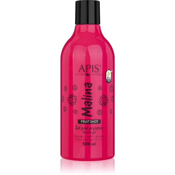 Apis Natural Cosmetics Apis Natural Cosmetics Fruit Shot Raspberry gel za tuširanje 500 ml