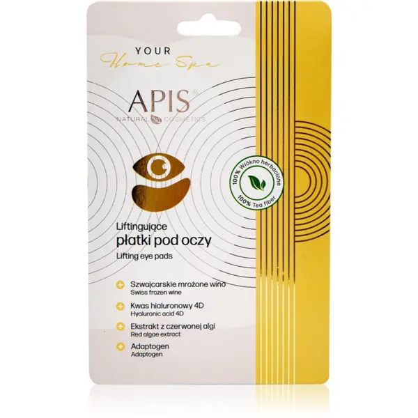 Apis Natural Cosmetics Apis Natural Cosmetics Home Spa maska za oči s lifting učinkom 1 par