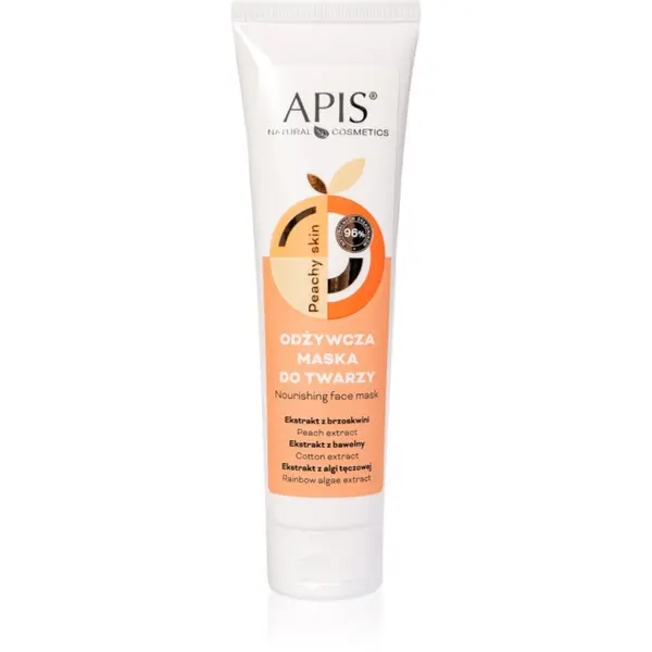 Apis Natural Cosmetics Apis Natural Cosmetics Peachy Skin maska za lice s hranjivim učinkom 100 ml