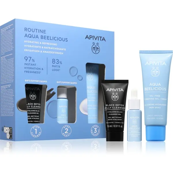 Apivita Apivita Aqua Beelicious Hydrating & Refreshing Routine Set set za intenzivnu hidrataciju lica