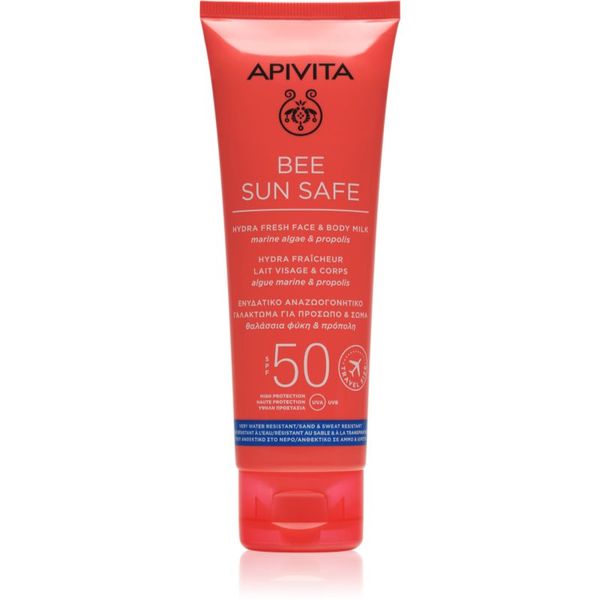 Apivita Apivita Bee Sun Safe mlijeko za sunčanje za lice i tijelo SPF 50 100 ml