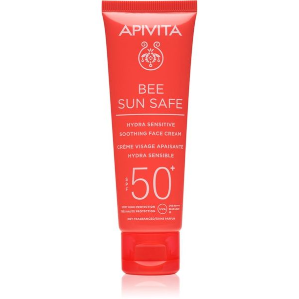 Apivita Apivita Bee Sun Safe umirujuća i hidratantna krema SPF 50+ 50 ml