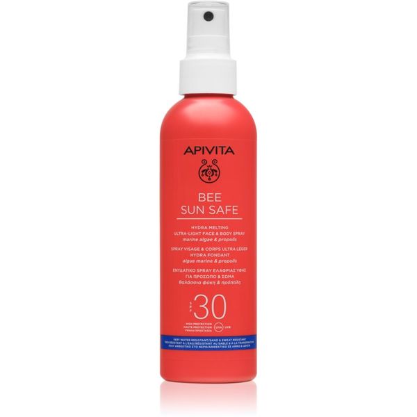 Apivita Apivita Bee Sun Safe zaštitno mlijeko za sunčanje u spreju SPF 30 200 ml