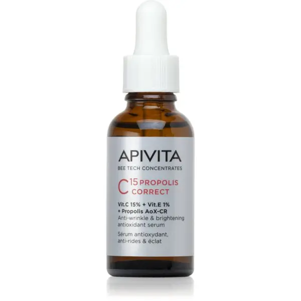 Apivita Apivita Bee Tech Concentrates C15 Propolis Correct Serum antioksidativni serum za lice učvršćivanje kože 30 ml