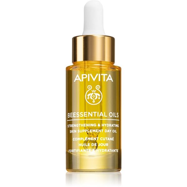 Apivita Apivita Beessential Oils posvjetljujuće dnevno ulje za intenzivnu hidrataciju lica 15 ml