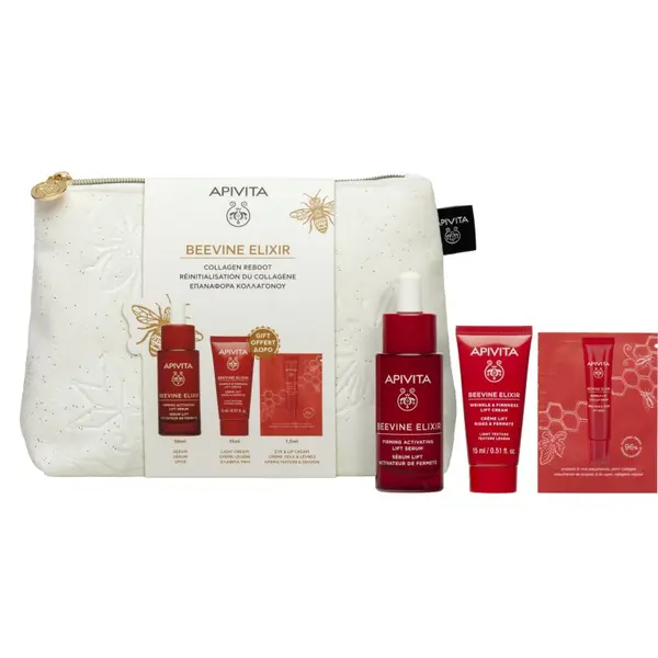 Apivita Apivita Beevine Elixir Gift Pouch božićni poklon set za učvršćivanje kože lica