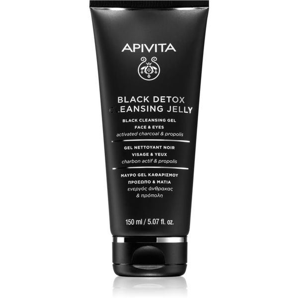 Apivita Apivita Cleansing Propolis & Activated Carbon gel za čišćenje s aktivnim ugljenom za lice i oči 50 ml