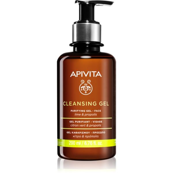 Apivita Apivita Cleansing Propolis & Lime gel za čišćenje za mješovitu i masnu kožu 200 ml
