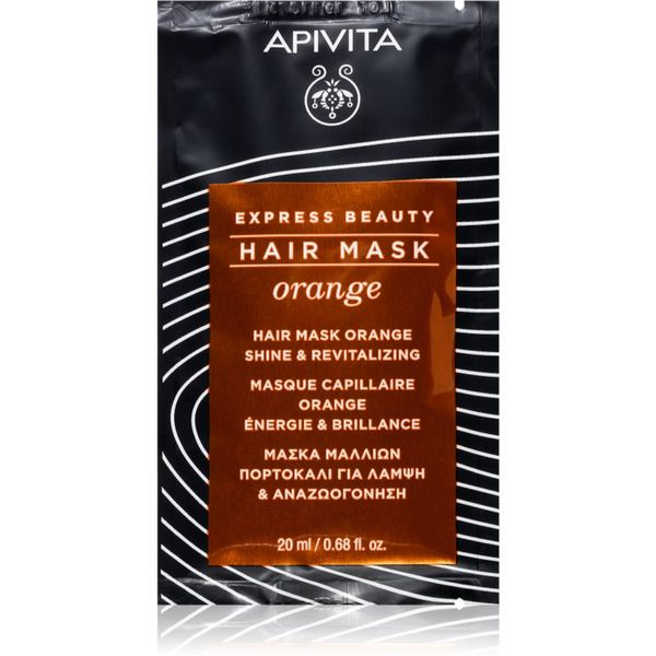 Apivita Apivita Express Beauty Orange revitalizacijska maska za kosu 20 ml