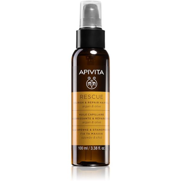 Apivita Apivita Holistic Hair Care Argan Oil & Olive hidratantno i hranjivo ulje za kosu s arganovim uljem 100 ml