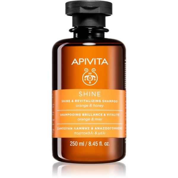 Apivita Apivita Holistic Hair Care Orange & Honey revitalizirajući šampon za jačanje i sjaj kose 250 ml
