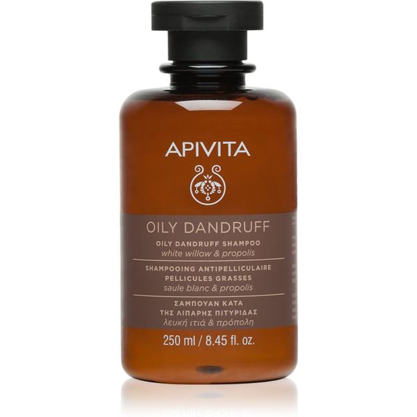 Apivita Apivita Holistic Hair Care White Willow & Propolis šampon protiv peruti za masnu kosu 250 ml