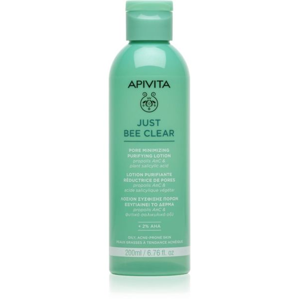 Apivita Apivita Just Bee Clear Pore Minimizing Lotion tretman za proširene pore i mitesere 200x1 ml