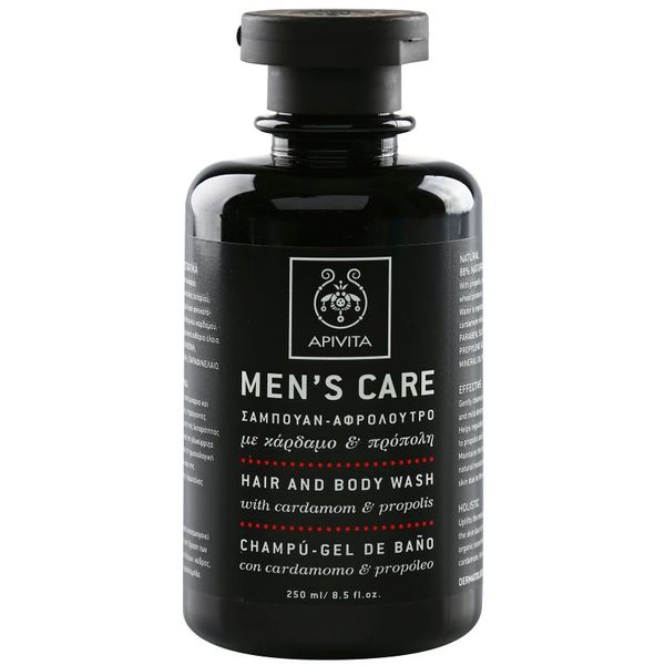 Apivita Apivita Men's Care Cardamom & Propolis šampon i gel za tuširanje 2 u 1 250 ml