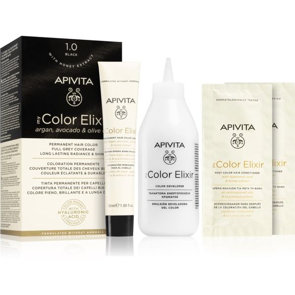 Apivita Apivita My Color Elixir boja za kosu bez amonijaka nijansa 1.0 Black