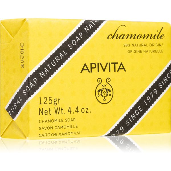 Apivita Apivita Natural Soap Chamomile čvrsti sapun za čišćenje 125 g