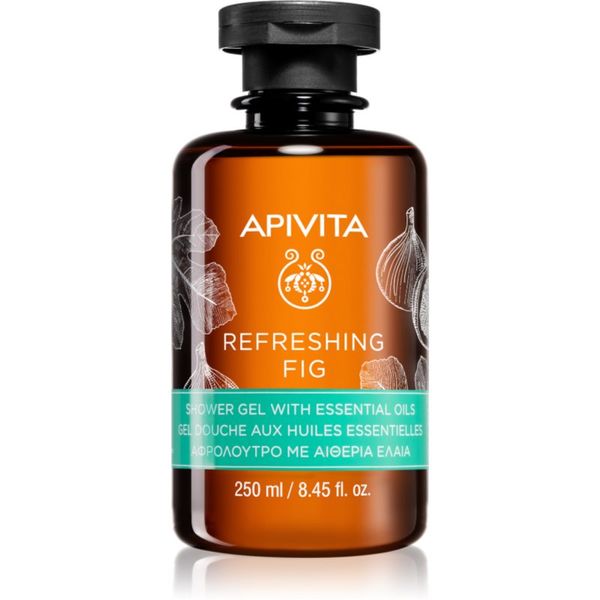 Apivita Apivita Refreshing Fig osvježavajući gel za tuširanje s esencijalnim uljem 250 ml