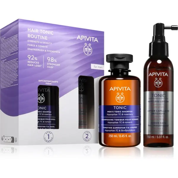Apivita Apivita Tonic Men's Routine set protiv gubitka kose