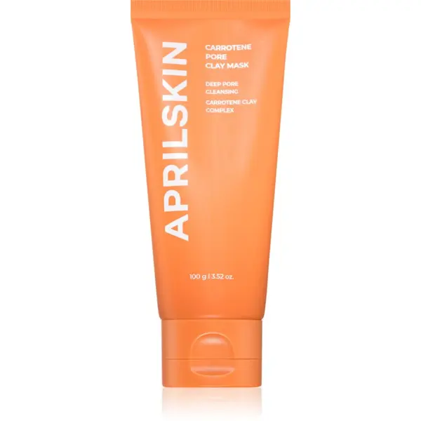 APRILSKIN APRILSKIN Carrotene IPMP Quick Dry Pore Tightening Clay Mask maska od gline za čišćenje lica za proširene pore 100 g