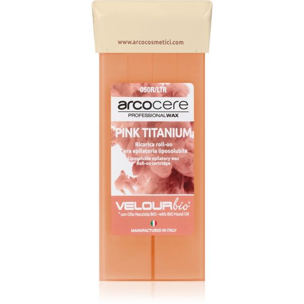 Arcocere Arcocere Professional Wax Pink Titanium vosak za epilaciju roll-on zamjensko punjenje 100 ml