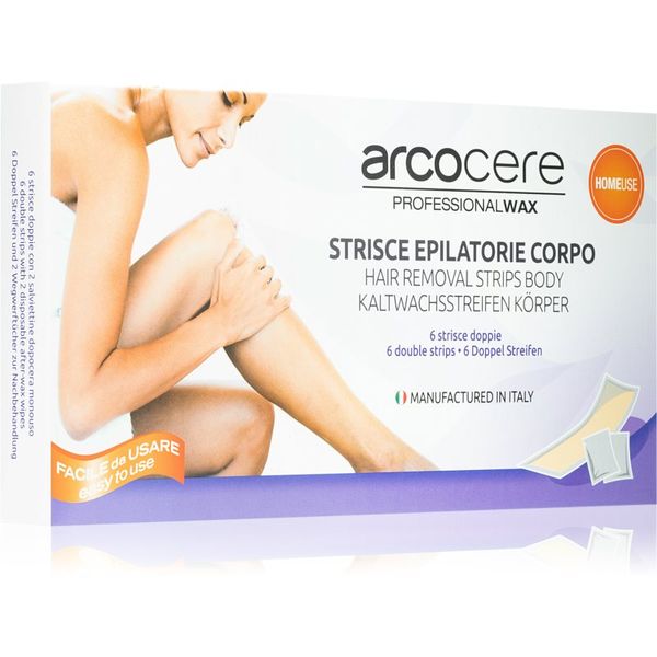 Arcocere Arcocere Professional Wax trake za epilaciju voskom za tijelo za žene 6 kom