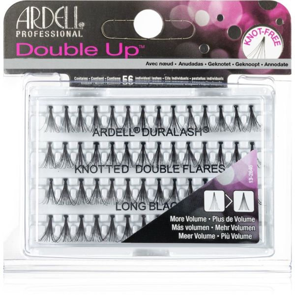 Ardell Ardell Double Up samoljepljive pojedinačne trepavice s čvorom veličina Medium Black