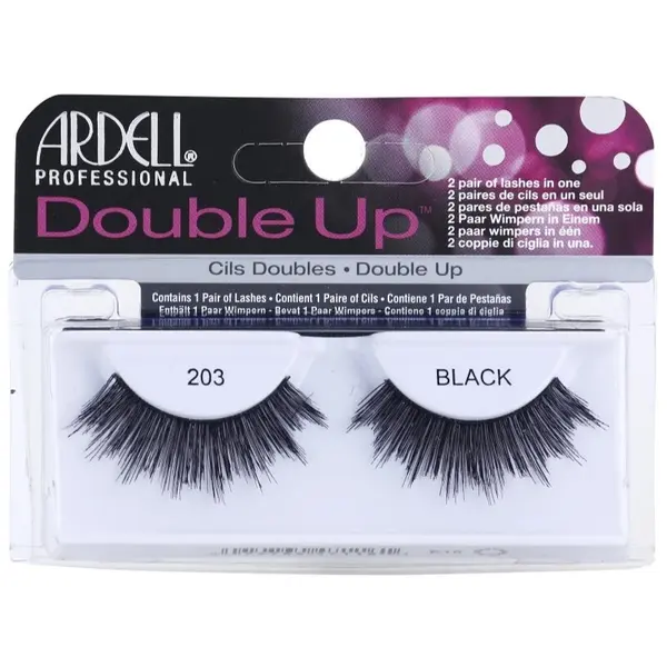 Ardell Ardell Double Up trepavice za lijepljenje 203 Black 1 kom