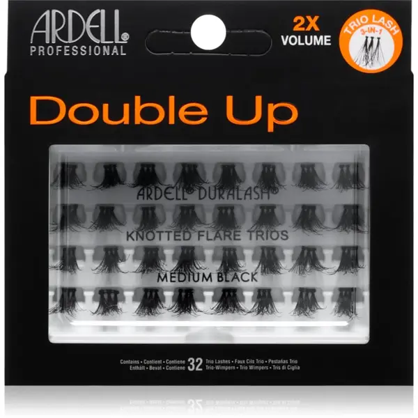 Ardell Ardell Double Up Trios 2xVolume umjetne trepavice Medium 32 kom