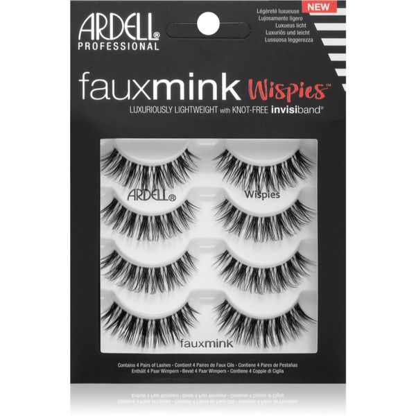 Ardell Ardell FauxMink Wispies umjetne trepavice veliko pakiranje Wispies 4 kom