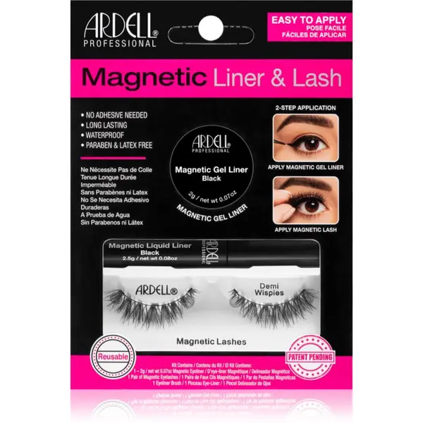 Ardell Ardell Magnetic Liner & Lash magnetne trepavice za trepavice tip Demi Wispies