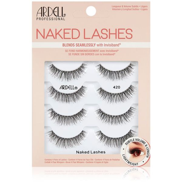 Ardell Ardell Naked Lashes Multipack trepavice za lijepljenje veliko pakiranje tip 420