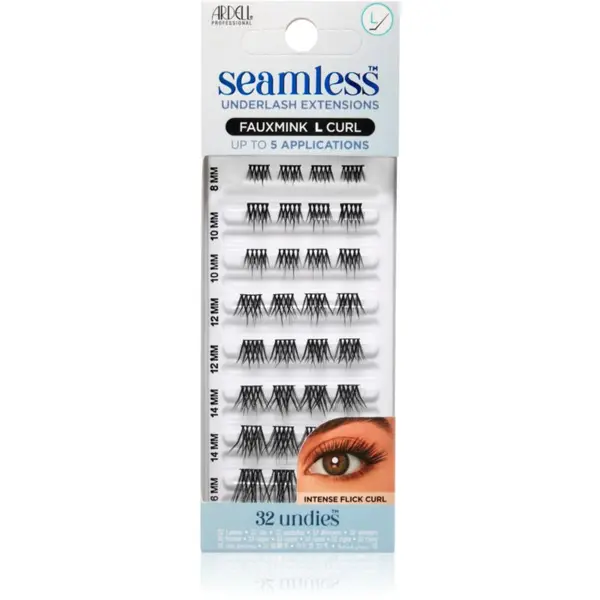Ardell Ardell Seamless Refill Light Modern FauxMink umjetne trepavice L Curl 32 kom