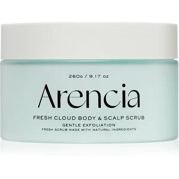 Arencia Arencia Fresh Cloud French Mint & Lily nježni piling za tijelo i kosu 260 g