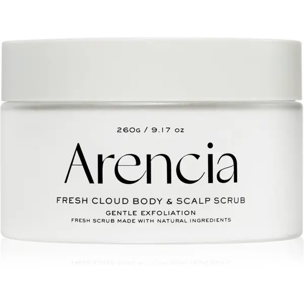 Arencia Arencia Fresh Cloud White Tea & Neroli nježni piling za tijelo i kosu 260 g