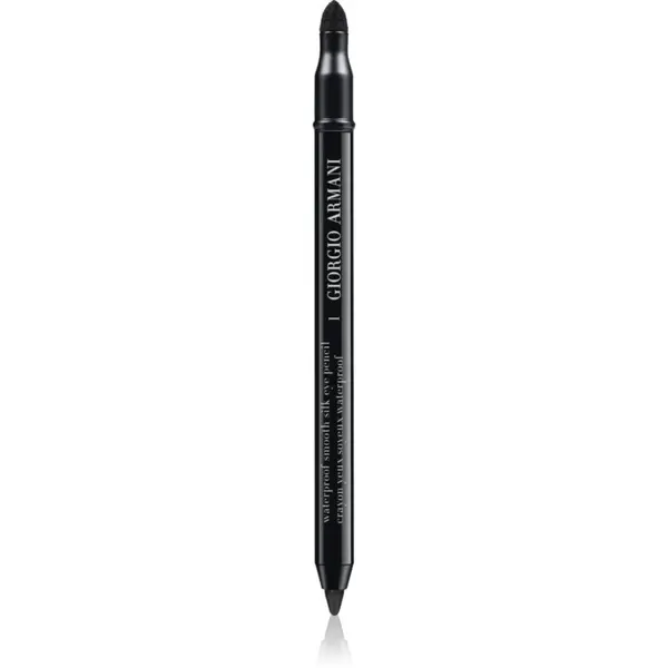 Armani Armani Smooth Silk Waterproof Eye Pencil vodootporna olovka za oči s aplikatorom nijansa 01 Black 1.2 g