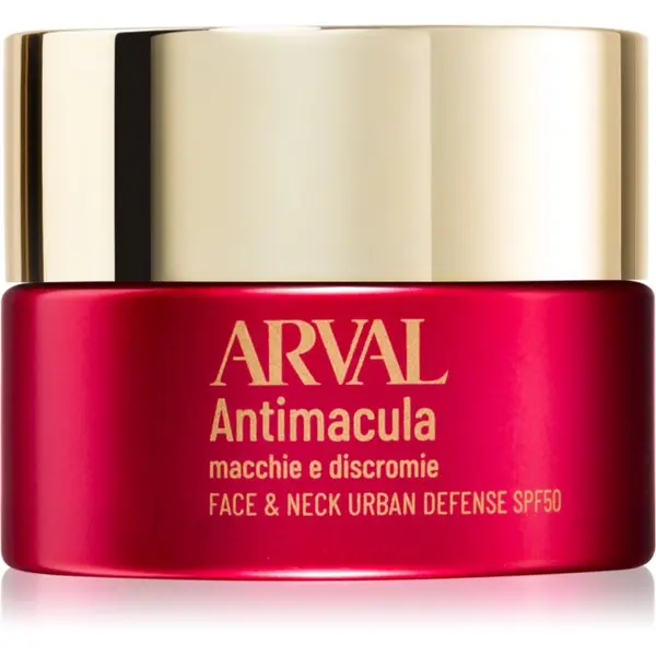 Arval Arval Antimacula Face & Neck Urban Defense SPF50 zaštitna krema protiv tamnih mrlja 50 ml
