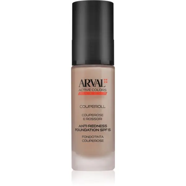 Arval Arval Couperoll Anti-redness foundation SPF15 puder s visokim prekrivanjem SPF 15 03 Dark Beige 30 ml