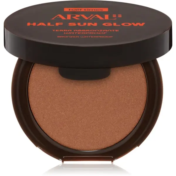 Arval Arval Half Times Half Sun Glow Waterproof Bronzer vodootporni bronzer u kamenu 8 g